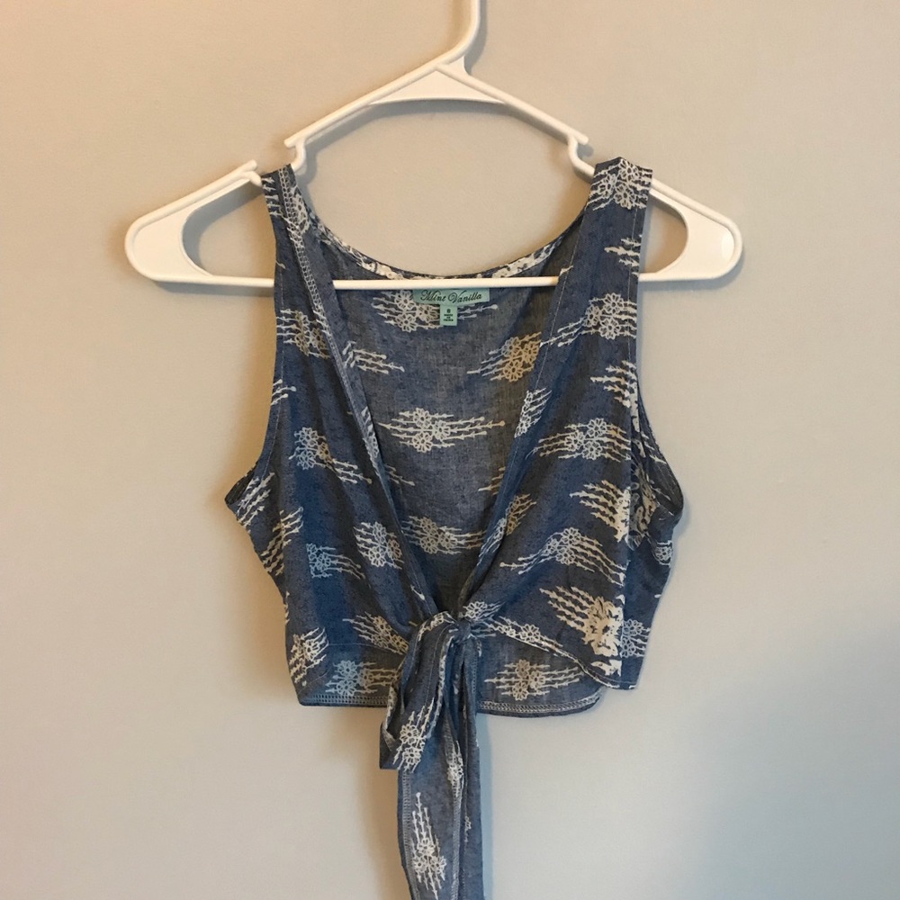Tie Front Top